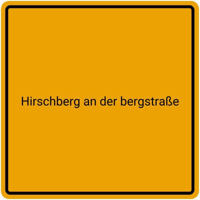 Meldebestätigung Hirschberg an der Bergstraße